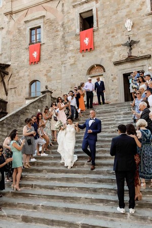 Civil wedding in Cortona Town Hall, Tuscany - translation of ceremony