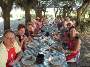 Private cooking class and lunch to celebrate a milestone birthday, Cortona Tuscany